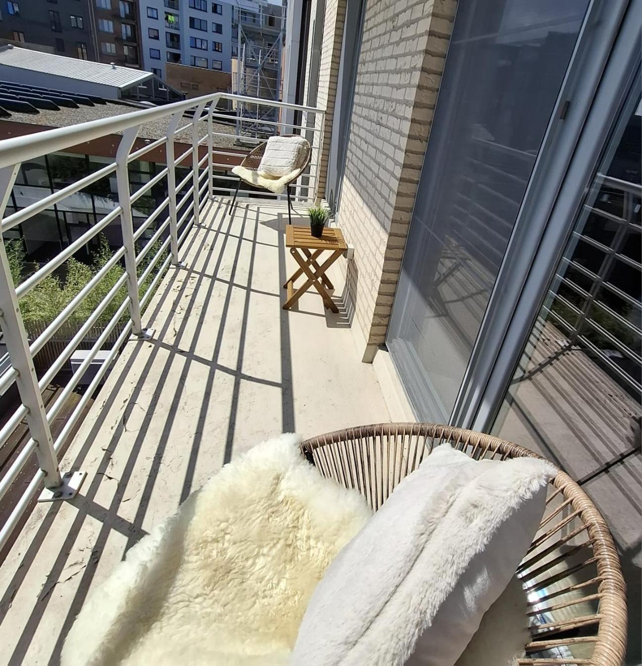 Luxueus, Ruim Appartement Op 350M Van Het Strand Oostende Eksteriør bilde